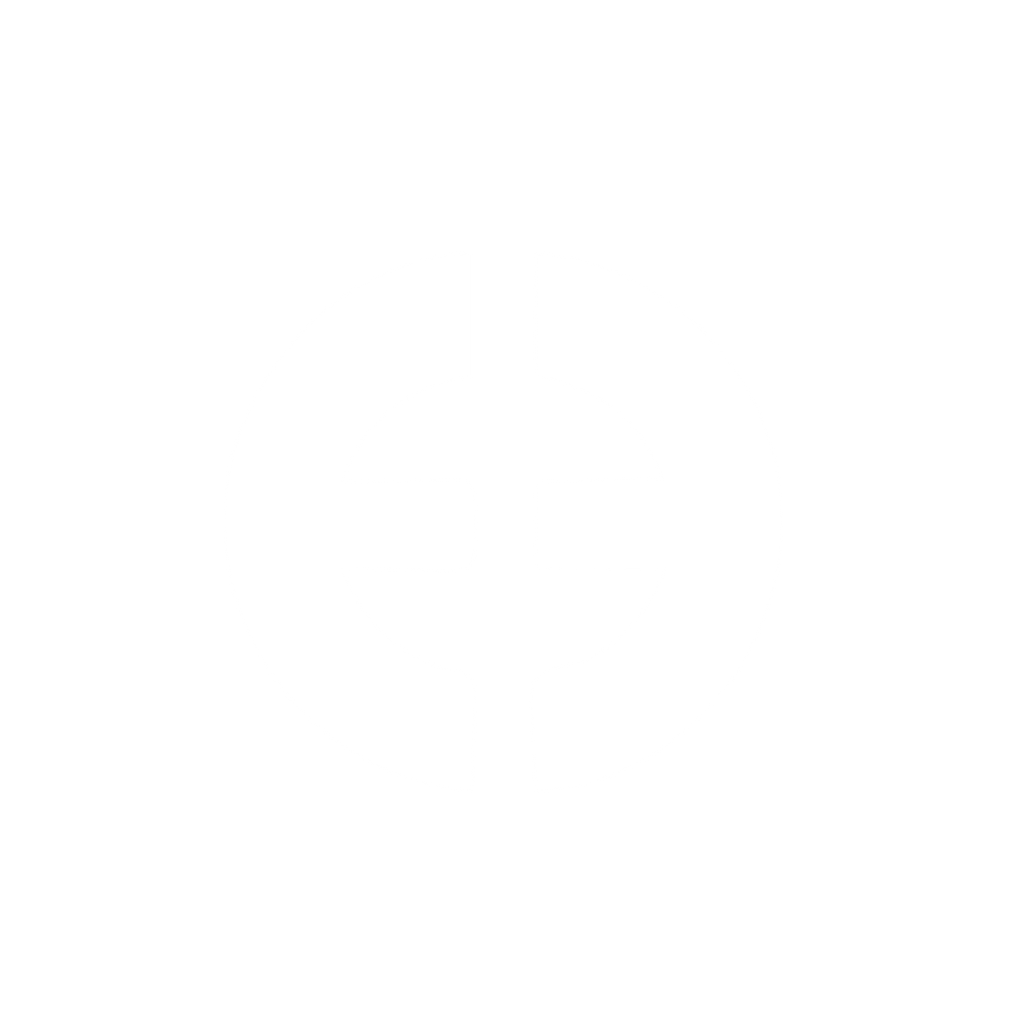 Circle Cross Chain Logo #ffffff