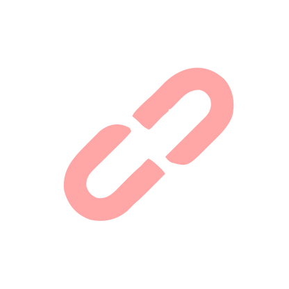 Chain Link Logo #ffa6a6