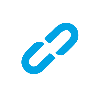 Chain Link Logo #00a3e4
