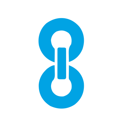 Chain Link Loop Logo #00a3e4