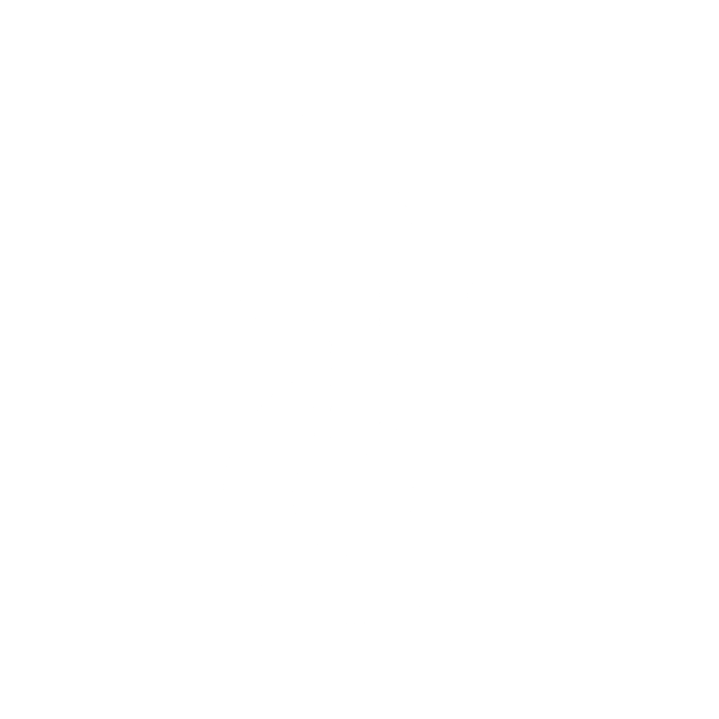Chain Link Loop Logo #ffffff