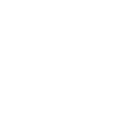 Chain Link Loop Logo #ffffff