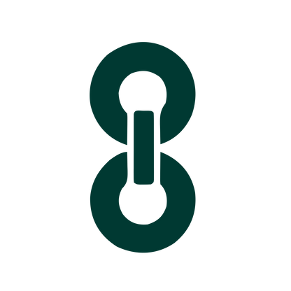 Chain Link Loop Logo #003932
