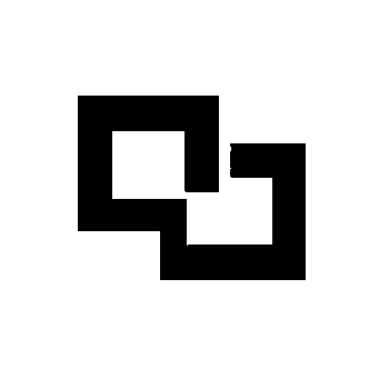 Linked Squares Chain Logo