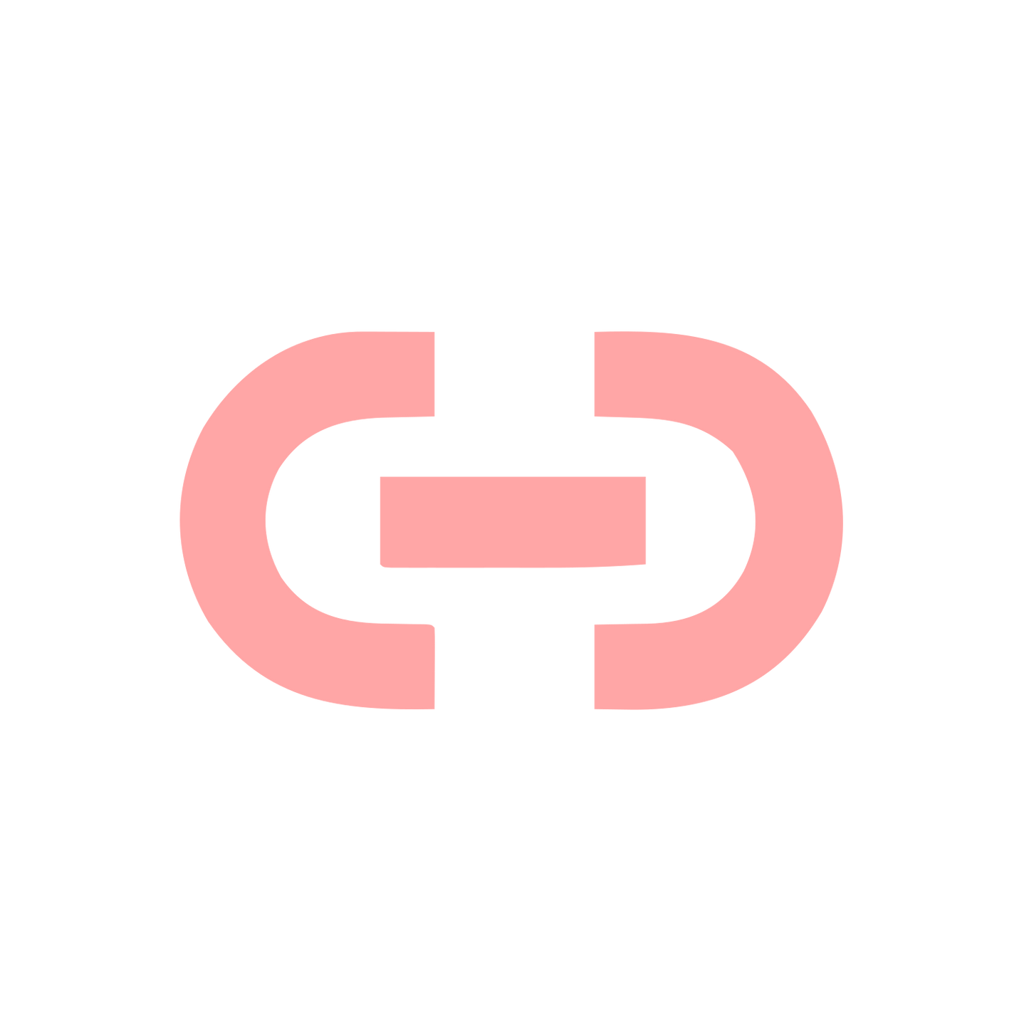 Chain Link Logo #ffa6a6