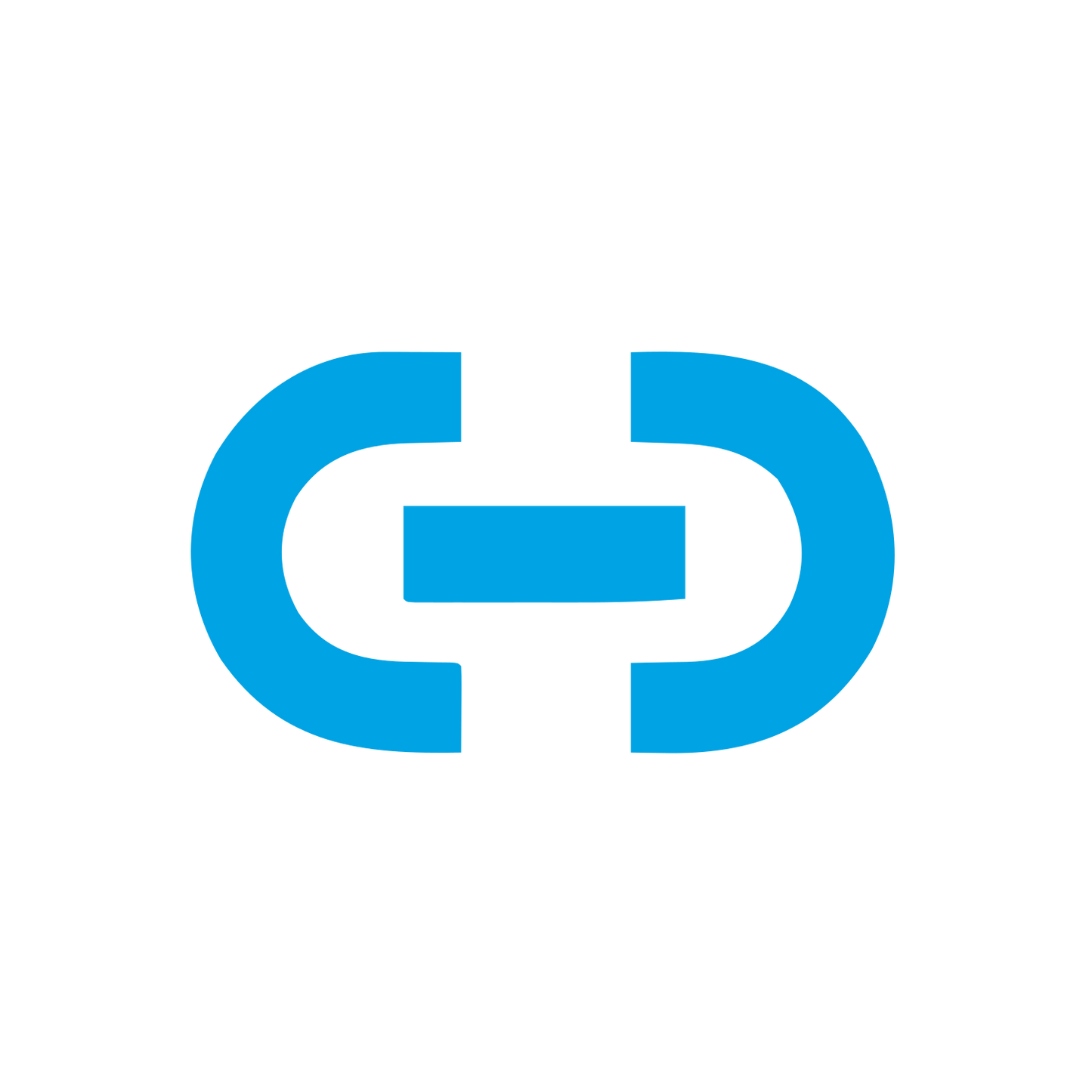 Chain Link Logo #00a3e4