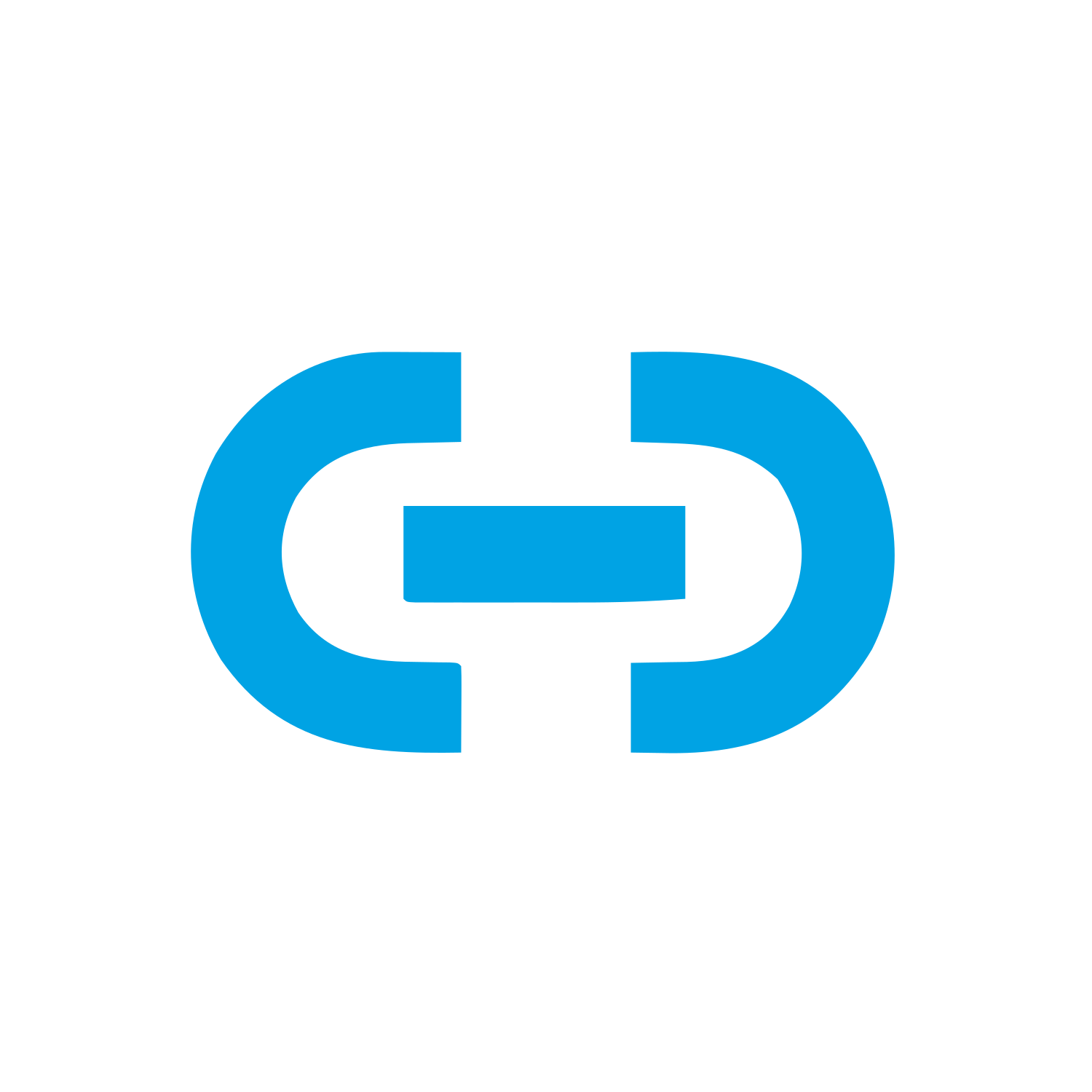 Chain Link Logo #00a3e4