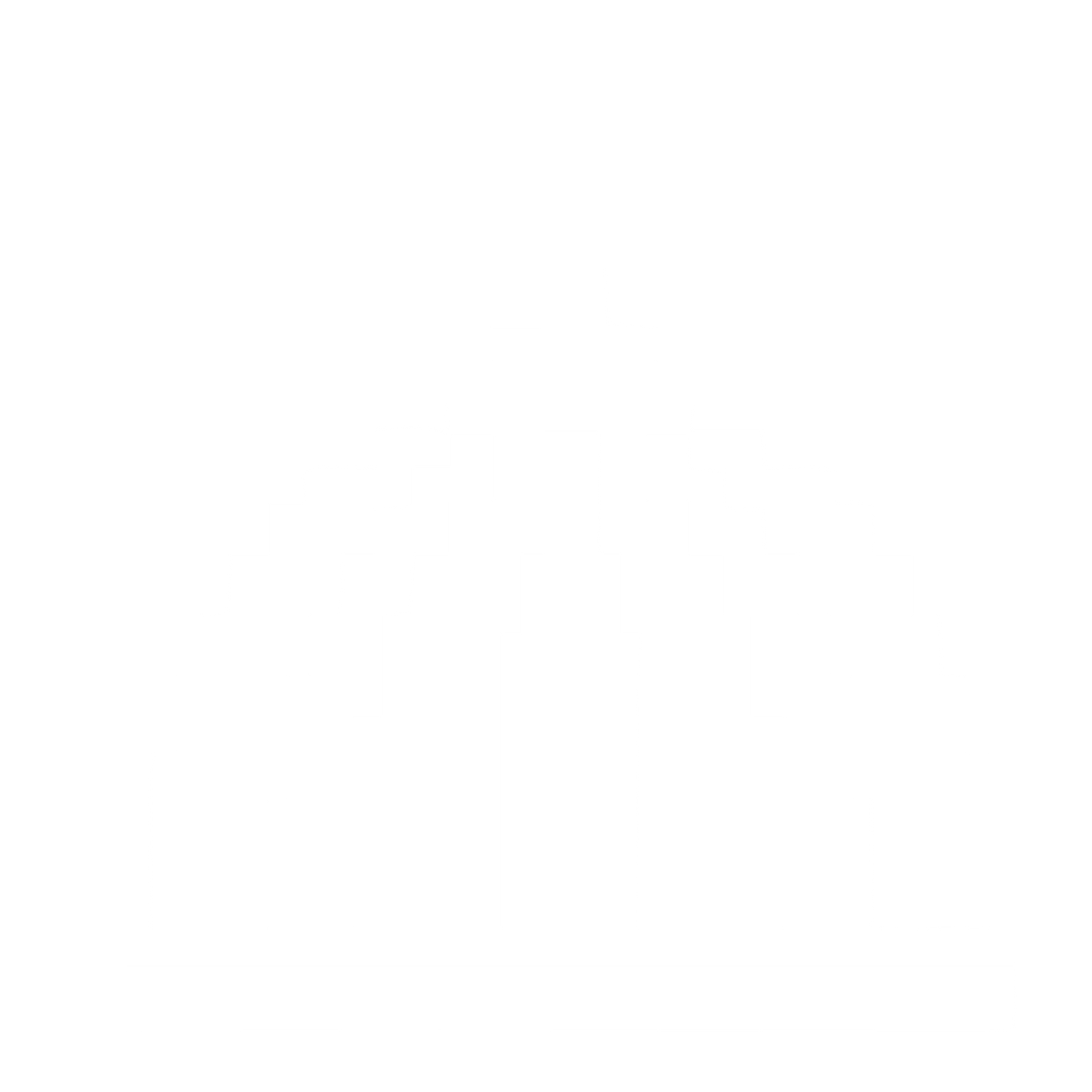 Pixel Dome Architecture Logo #ffffff