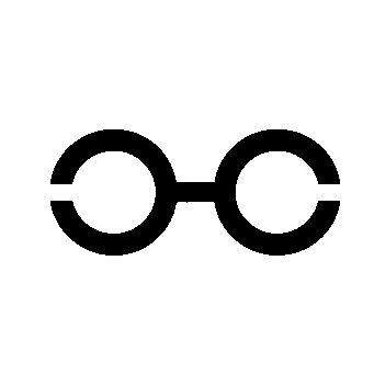 Round Glasses Logo
