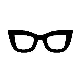 Cat Eye Glasses Logo