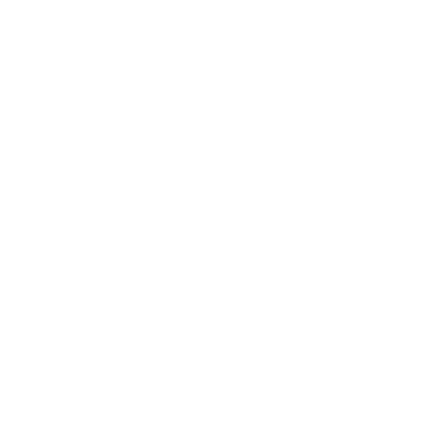 Round Glasses Silhouette Logo #ffffff