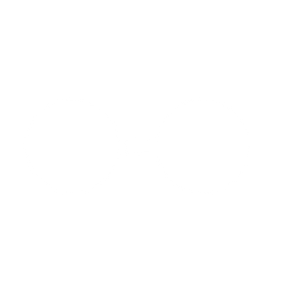 Round Glasses Silhouette Logo #ffffff