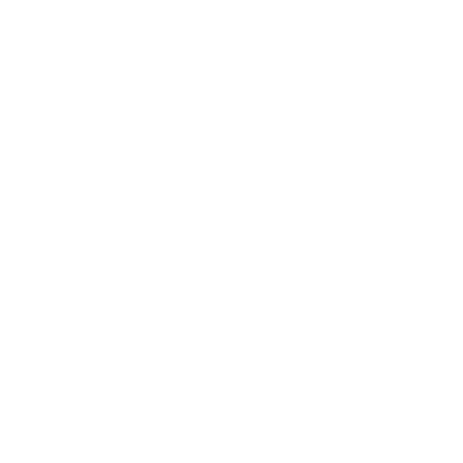 Square Glasses Outline Logo #ffffff