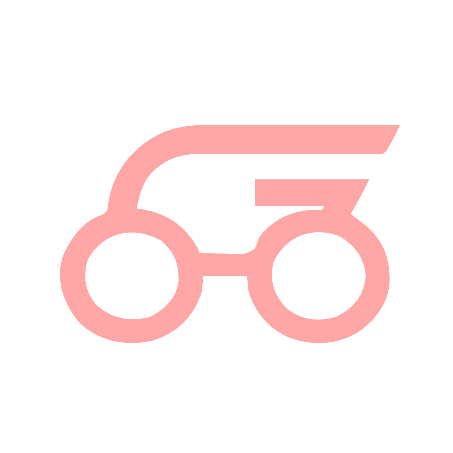 Winged Glasses Logo #ffa6a6