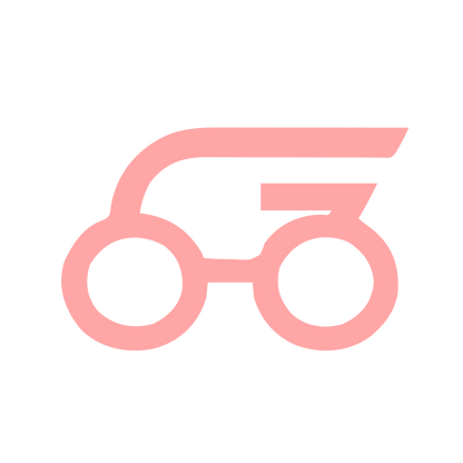 Winged Glasses Logo #ffa6a6