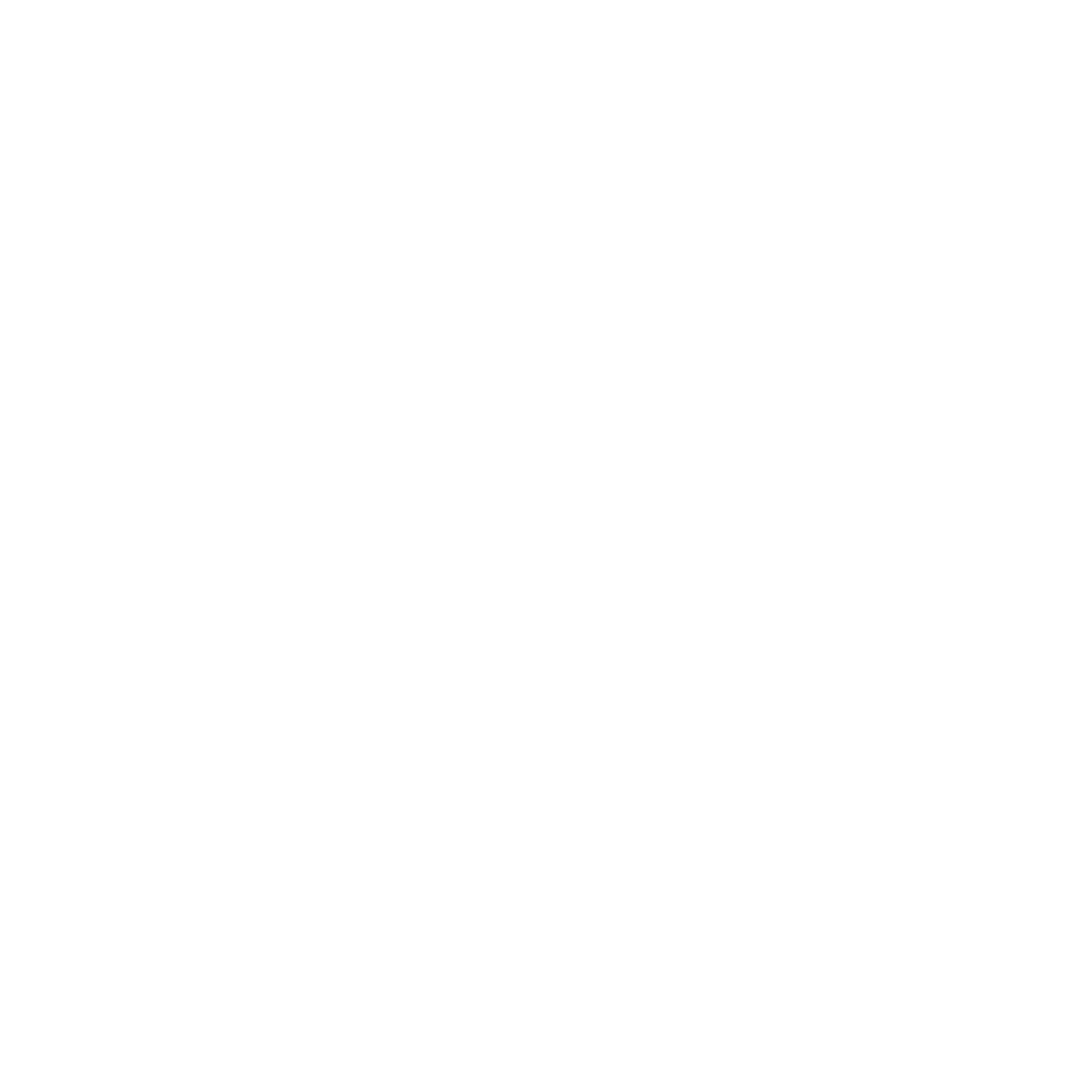 Winged Glasses Logo #ffffff