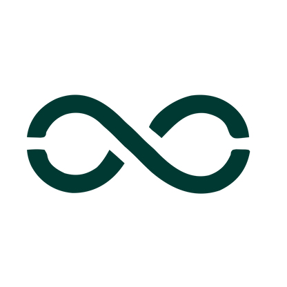 Infinity Loop Outline Logo #003932