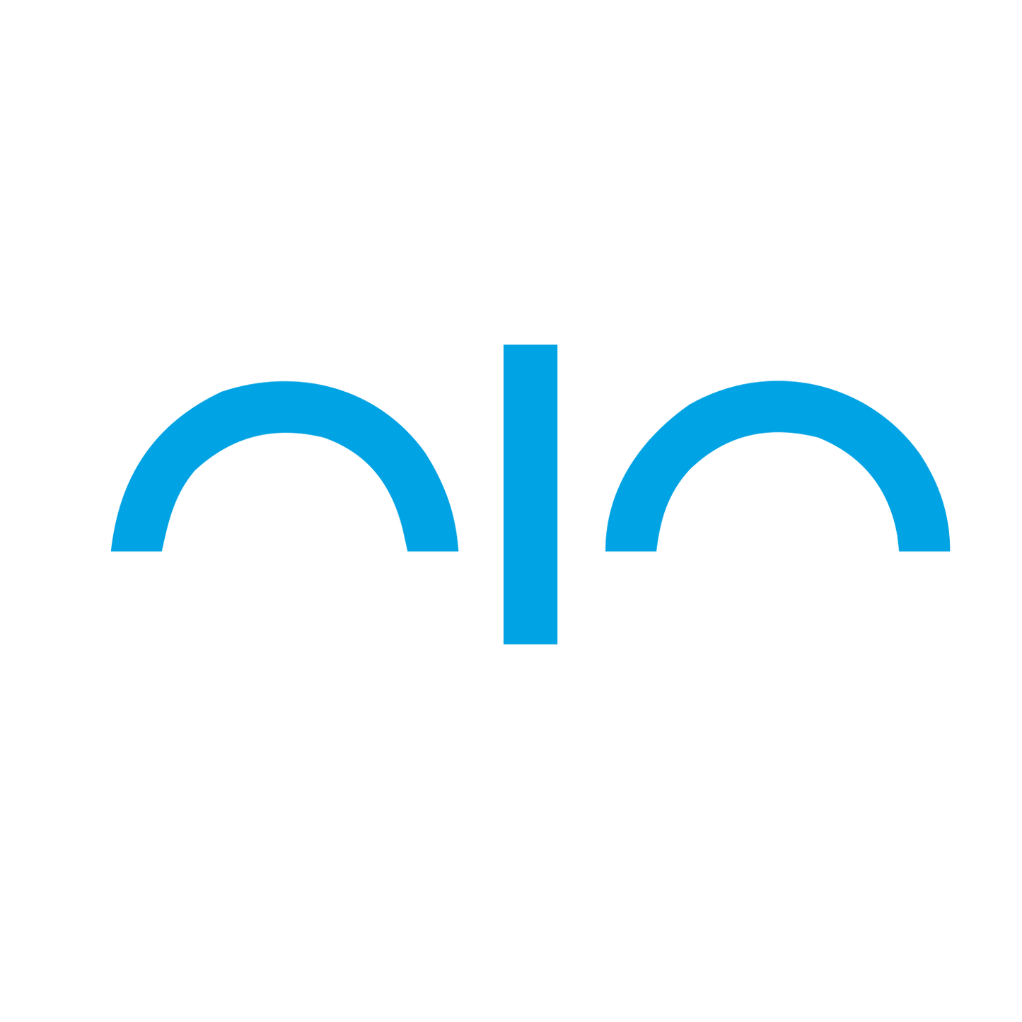 Eyebrows Glasses Abstract Logo #00a3e4