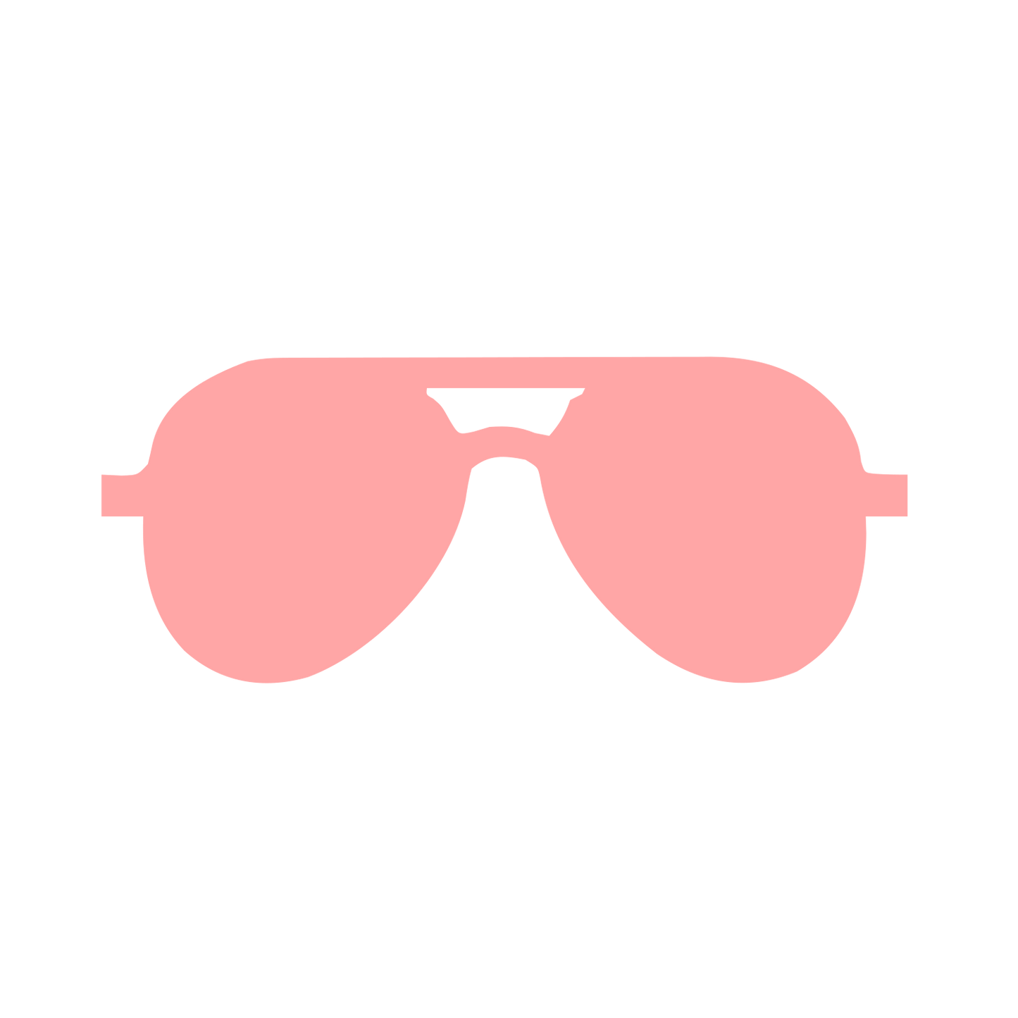 Aviator Sunglasses Logo #ffa6a6
