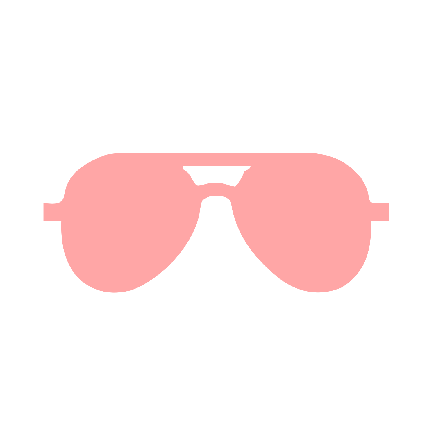 Aviator Sunglasses Logo #ffa6a6