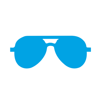 Aviator Sunglasses Logo #00a3e4