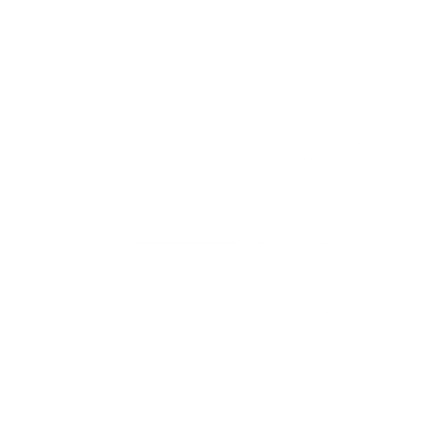 Hexagon Circle Kaleidoscope Logo #ffffff