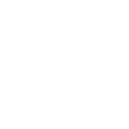 Hexagon Circle Kaleidoscope Logo #ffffff