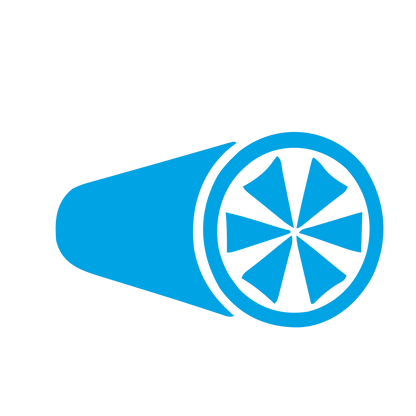Citrus Slice Roll Logo #00a3e4