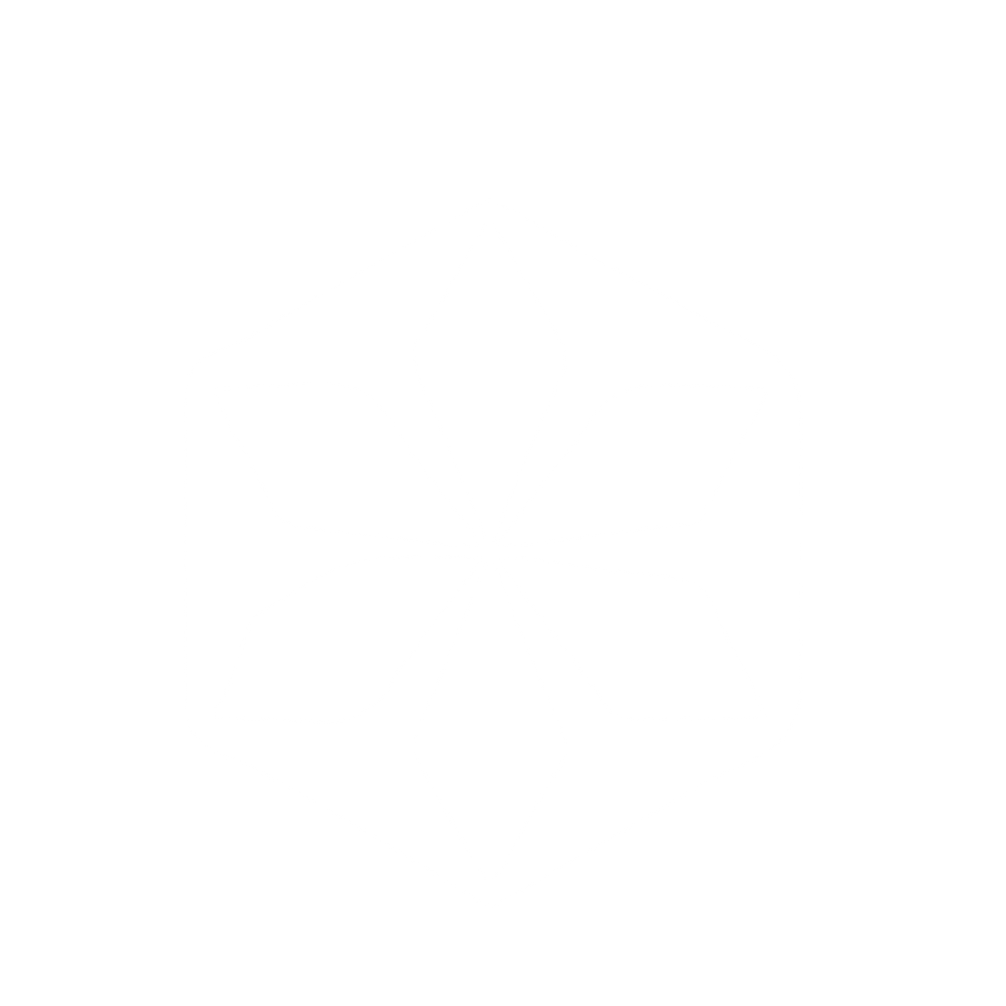 Hexagon Snowflake Pinwheel Logo #ffffff