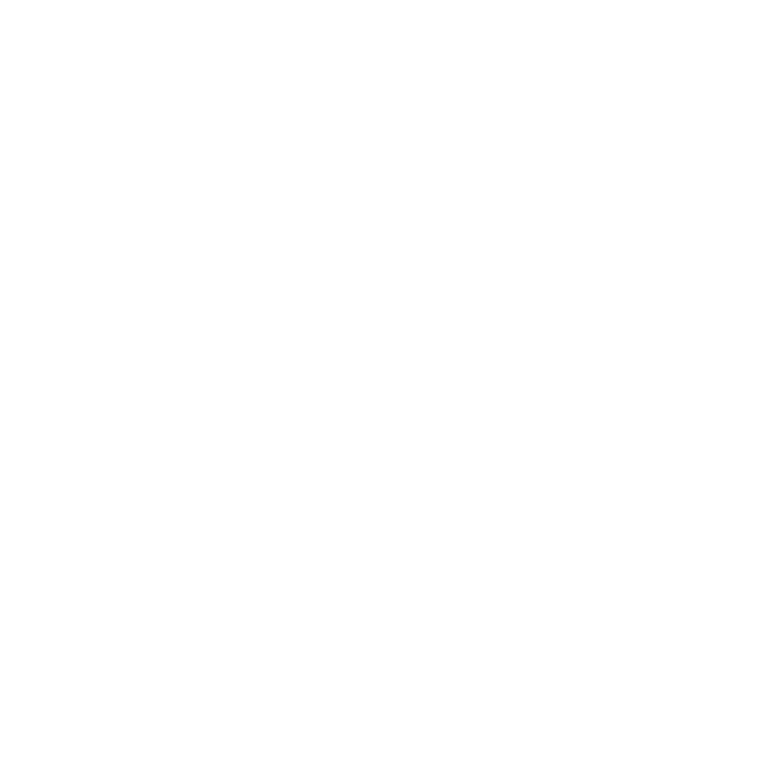 Four Leaf Clover Circle Logo #ffffff