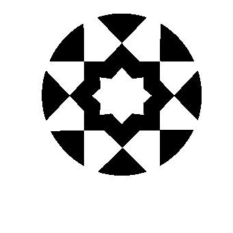 Kaleidoscope Star Circle Logo