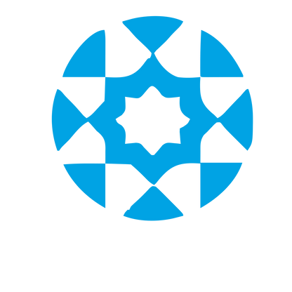 Kaleidoscope Star Circle Logo #00a3e4