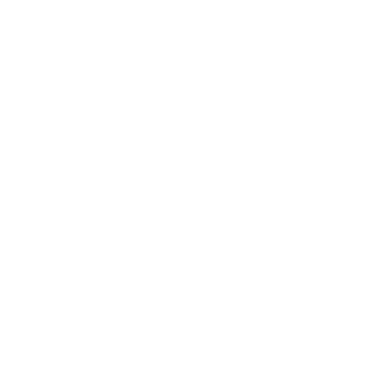 Kaleidoscope Star Circle Logo #ffffff