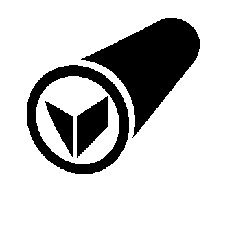 Telescope Lens Pictogram Logo
