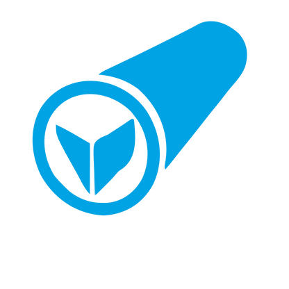 Telescope Lens Pictogram Logo #00a3e4