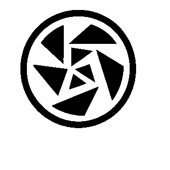 Camera Aperture Circle Logo