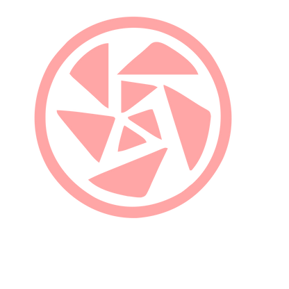 Camera Aperture Circle Logo #ffa6a6