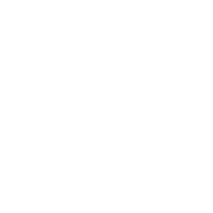 Honeybee Hexagon Badge Logo #ffffff