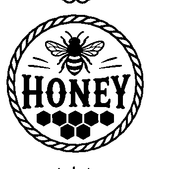 Honey Bee Rope Badge Logo