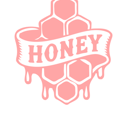 Tattoo Flash Honey Logo #ffa6a6