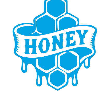Tattoo Flash Honey Logo #00a3e4