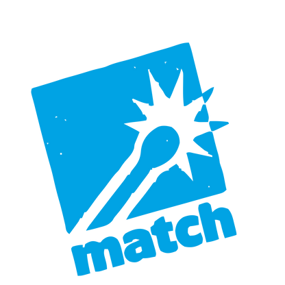 Striking Match Logo #00a3e4