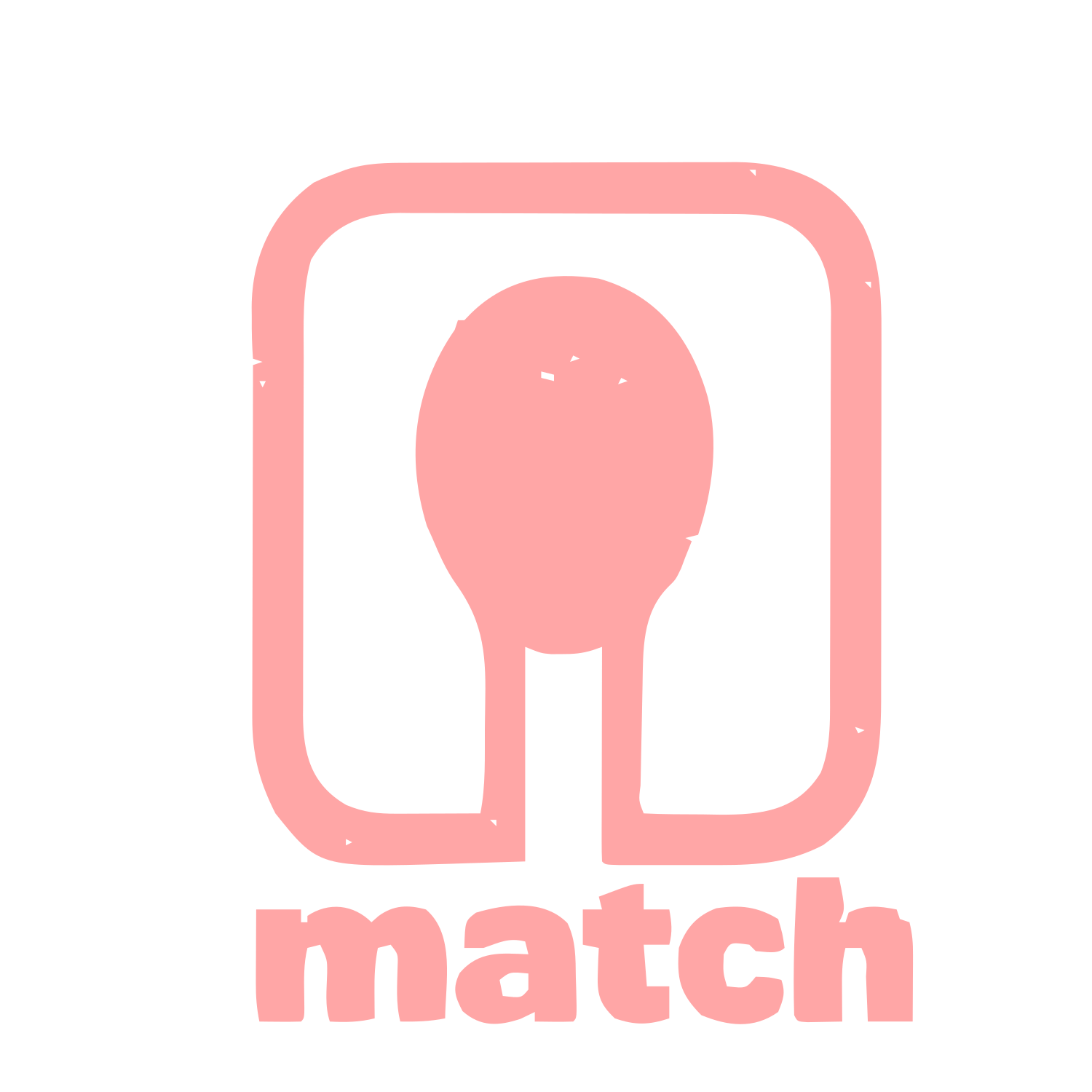 Match Matchstick Emblem Logo #ffa6a6