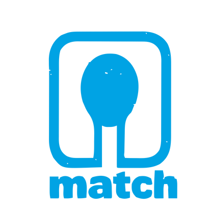 Match Matchstick Emblem Logo #00a3e4