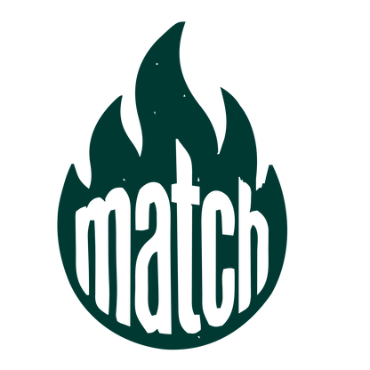 Flame Wordmark Match Logo #003932