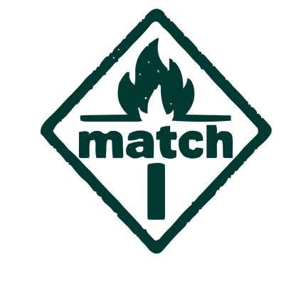 Flaming Match Diamond Logo #003932