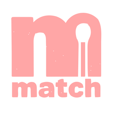 Match Stick Letter M Logo #ffa6a6