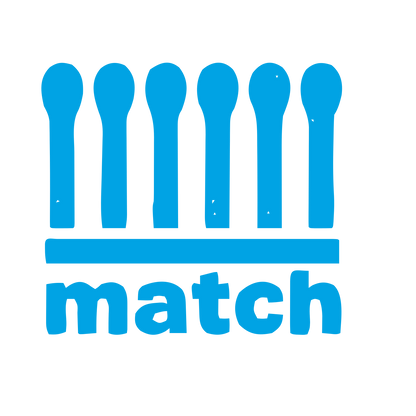 Match Sticks Row Logo #00a3e4