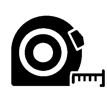 Tape Measure Tool Logo