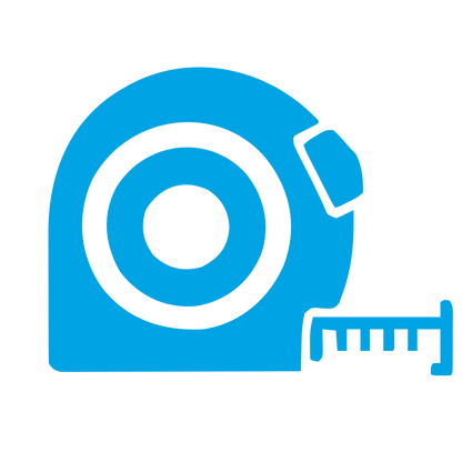 Tape Measure Tool Logo #00a3e4